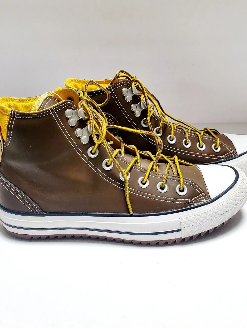 Converse Chuck Taylor All Star City Hiker Brown Leather Boots 144752C Unisex